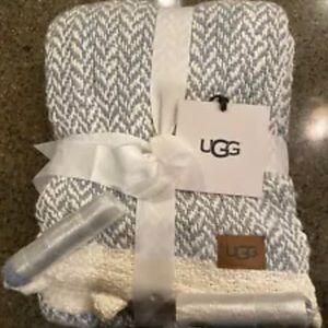 NEW UGG LEIGH HERRINGBONE Throw Blanket 50x70